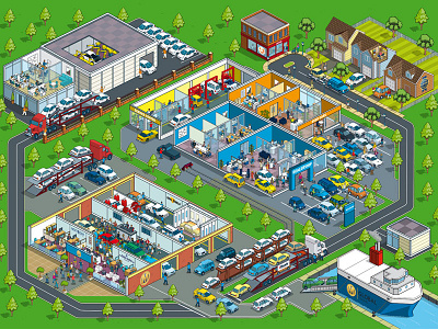 Cox Automotive Group Structure Illustration