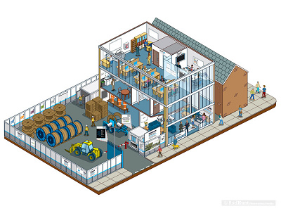 Morgan Sindall Site Set-Up Guide Illustration - Depot Site