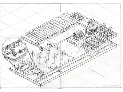 Well Lifecycle: iGas Energy Annual Report - Rough design drawing drawn graphic illustration illustrator infographics sketch wip