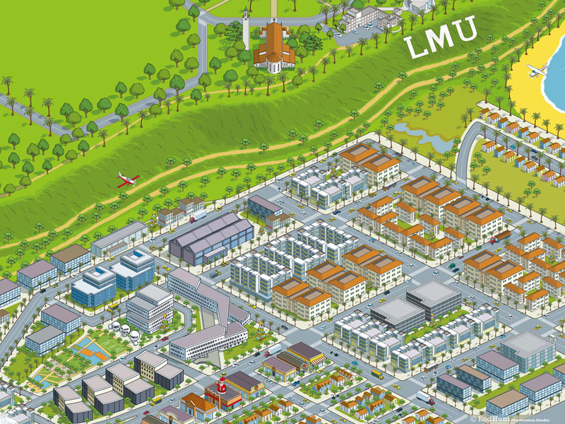 loyola marymount university map