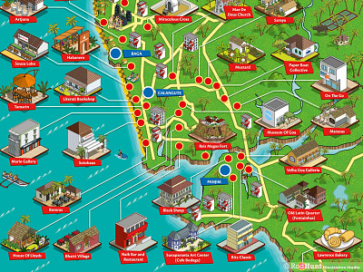 OYO Rooms Goa Map Illustration - Part 2