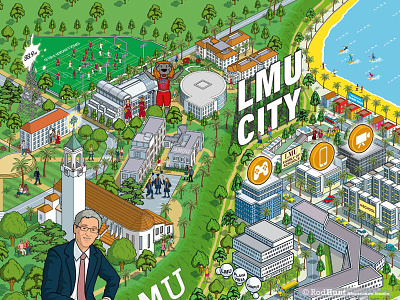 LMU City Advertising Campaign Illustration Pt 1