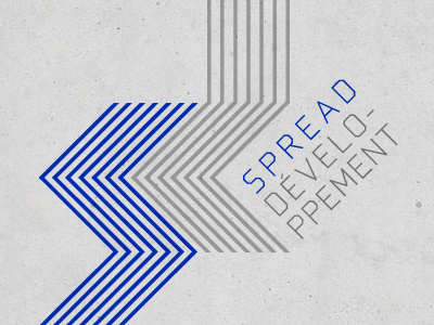 Spread Développement Logo architecture branding construction geometric lines logo simple