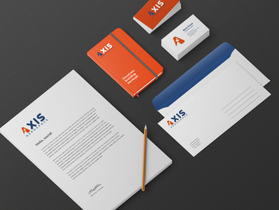 Axis - Aerospace branding design logo dailylogochallenge
