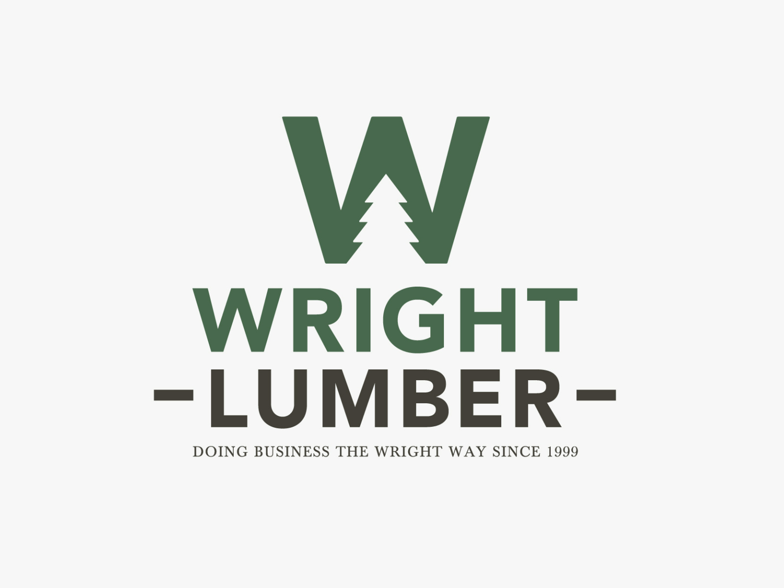 Lumber Company Logo by Kristen Potter on Dribbble