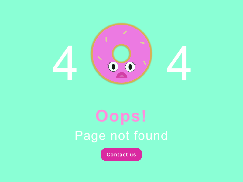 404 Page 404 error page 404page animation sketch ui website
