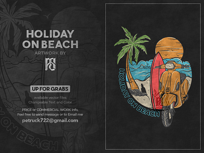 T-shirt Desing up for grabs apparel design artwork beach bikers clothing brand clothing design design graphic distressedunrest for sale graphicdesign holiday design illustration illustrator riding scooter tshirt art tshirtdesign up for grabs vectors vespa