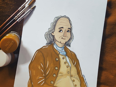 Benjamin Franklin by DR