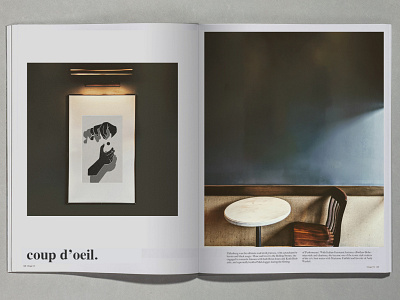 Magazine_CoupD'Oeil art design designer direction magazine magazine design