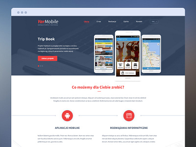 YarMobile - mobile and web apps agency mobile ui