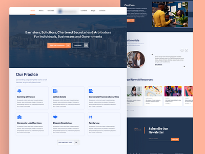 Law Firm Landing Page