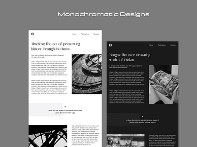 Monochromatic Design