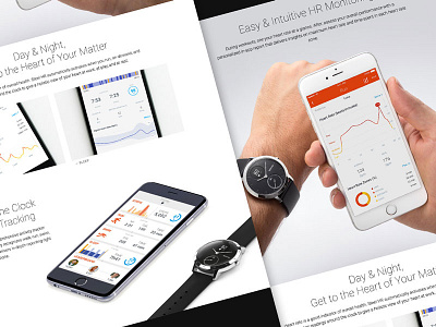 Withings— Steel HR page hr iphone landingpage page productpage smartwatch ui uidesign watch webdesign website