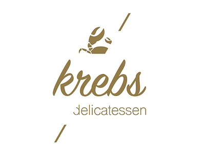 Krebs Delicatesse – logo brand cd ci delicatessen design food germany logo