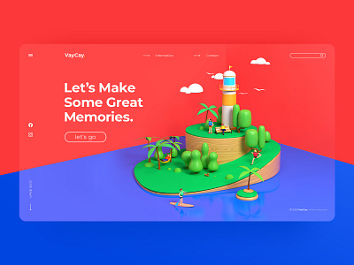 VayCay. Website Concept