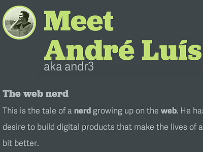 Meet André Luís (well, me!)