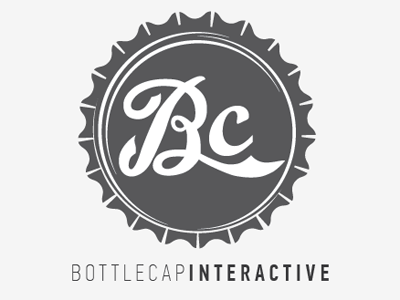 Bottlecap Interactive Logo Concept logo
