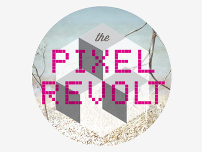 The Pixel Revolt logo concept