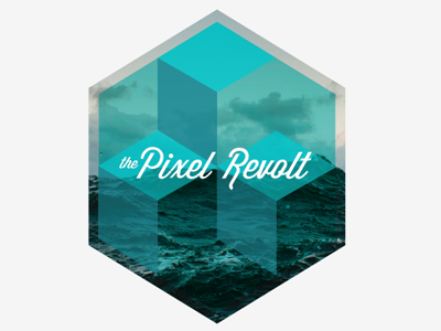 Pixel Revolt Logo dynamic logo logo pixel revolt script wisdom script