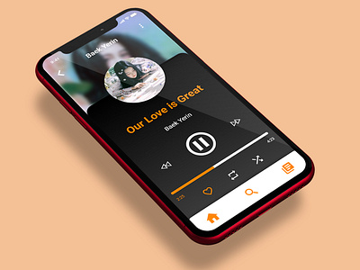 Daily Ui 009 - Music Player app dailyui ui