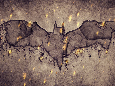The Dark Knight Rises - A Legend Ends art batman dark digital drawing illustration knight powell rises