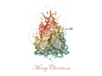 Merry Christmas 2014 art christmas design digital drawing graphic illustration merry painting paul trubas xmas