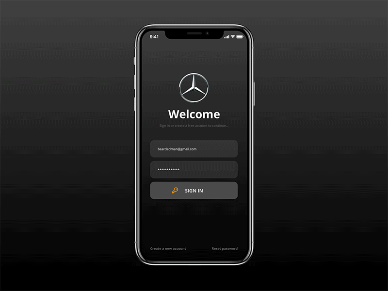 Mercedes-Benz || App Concept