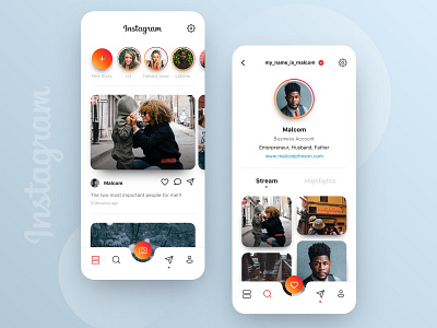 // INSTAGRAM // Redesign Concept for the App