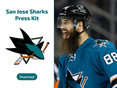 Daily UI #051 San Jose Sharks Press Kit 051 51 dailyui download kit nhl press press kit press page san jose san jose sharks sharks