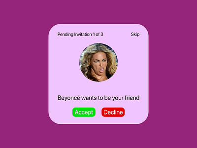 Daily UI #078 Pending Invitation