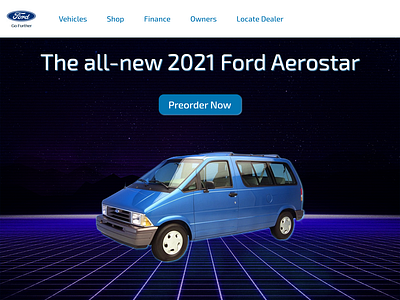 2021 Ford Aerostar Landing Page