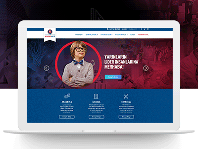 Istanbul Academy Collage Website Homepage collage concept design homepage iak istanbul academy collage layout responsive ui uidesign ux web web design website website concept