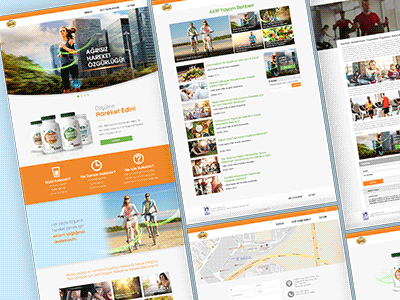 NBL Glukozamin Website Concept Design blog design branding concept design homepage layout nbl nobel product branding responsive ui uidesign ux web design website website concept