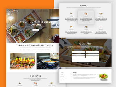 Lokma Restaurant Website Design concept design design elements homepage layout responsive restaurant branding restaurant design ui uidesign ux web design website website concept