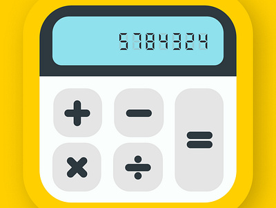 DailyUI 005 app appicon appicons calculator calculator app calculator ui daily 100 challenge daily ui dailyui dailyuichallenge design icon logo mobile mobile app ui