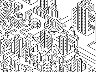 WIP - City city illustration vector