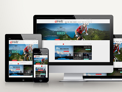 Tredz.co.uk e-shop re-design e commerce responsive ui webdesign