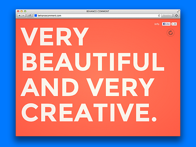 Behance Comment website