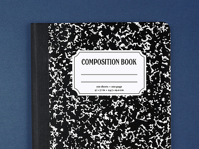 Composition Book book composition print