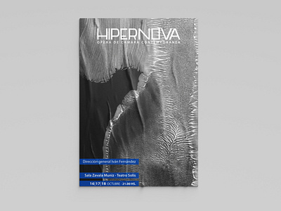 Afiche Hipernova design illustration logo montaje photography