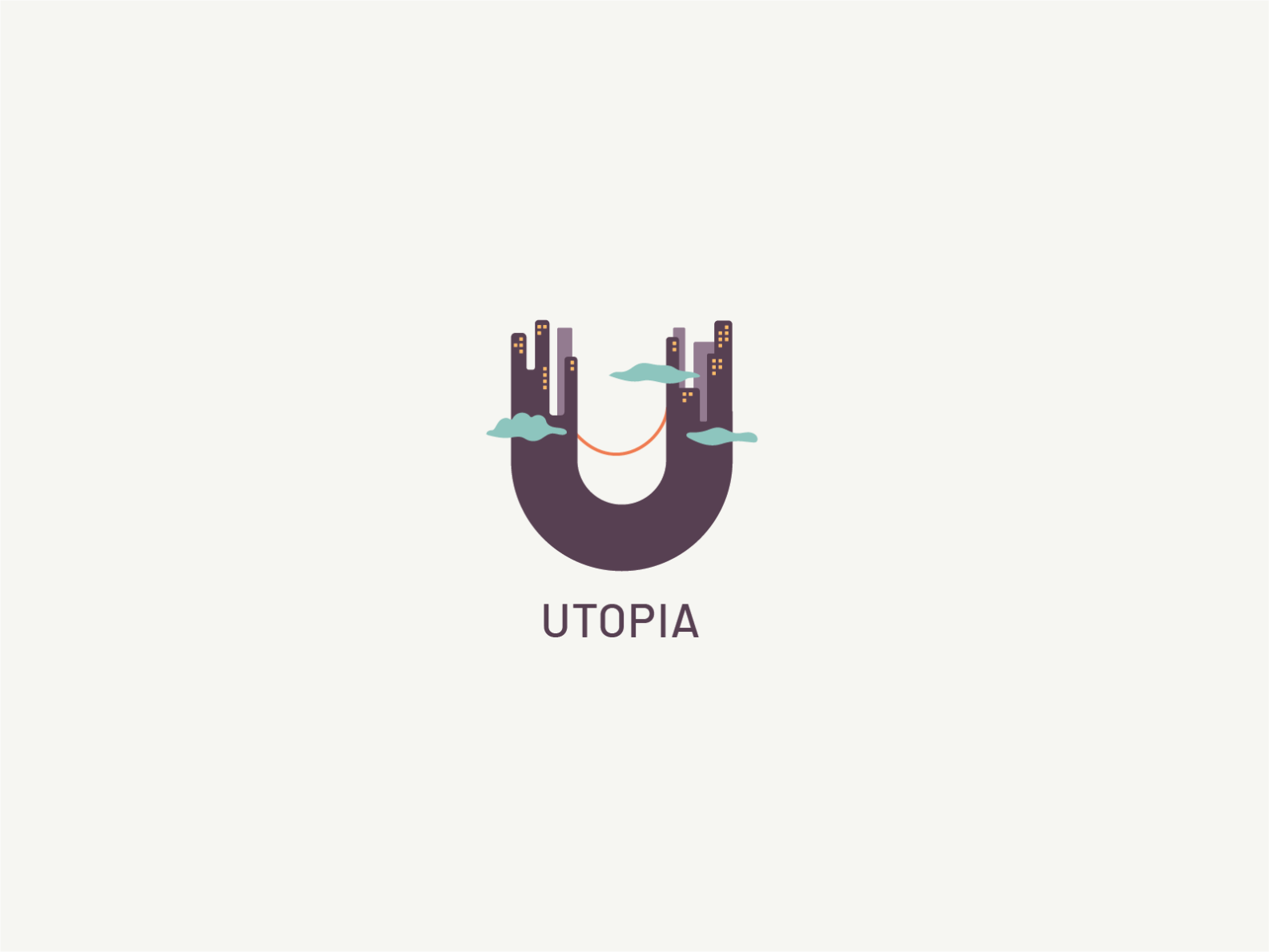 Utopia Logo Design By Lucie Anceaume On Dribbble