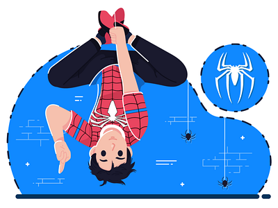 Spiderman Illustration Digital