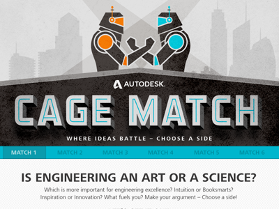 Autodesk Cage Match autodesk cage match facebook robots