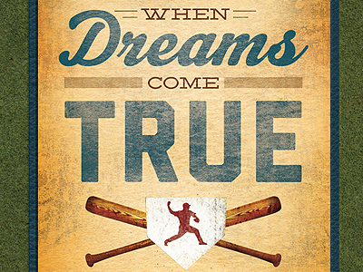 Baseball Legend baseball editorial illustration texture typography