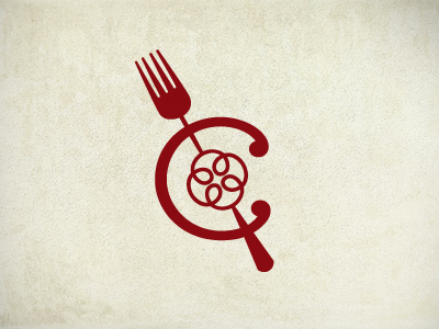 Catering Logo 2 c catering food fork knot logo