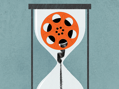 Long Movie entertainment film hourglass illustration movie time