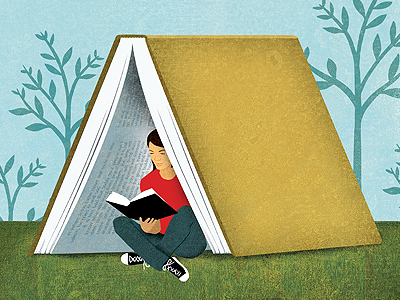 Book Worm book education illustration nature reading