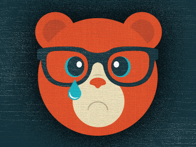 Sad Nerdy Bear