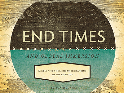 End Times editorial stitches texture typography
