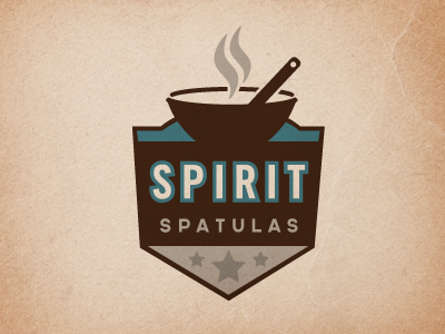 Spirit Spatulas crest logo mixing bowl spatulas